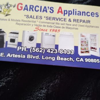 Garcia's Appliance - Appliances & Repair Near Me - Long Beach, California Garcia's Appliance - Appliances & Repair Near Me - Long Beach, California