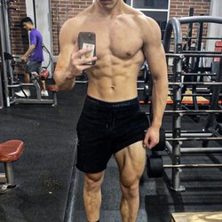 Kinetix Health Club - Some shredded young lad at the gym.