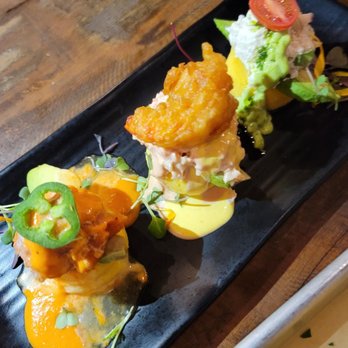 Aji Peruvian Cuisine - Ceviche's Trio - Peruvian Near Me - Long Beach, California
