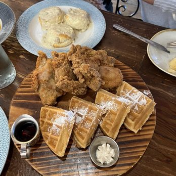 Hen Quarter - Biscuits and gravy and Chicken & Waffles - Southern Near Me - Alexandria, Virginia