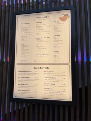 Menu photo 1 Covet Sips & Sweets Okotoks, AB Menu photo 1 Covet Sips & Sweets Okotoks, AB