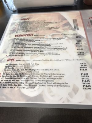 Menu photo 6 Pho XL Mississauga, ON
