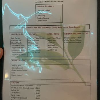 Muna - Menu - Himalayan/Nepalese Near Me - New York, New York