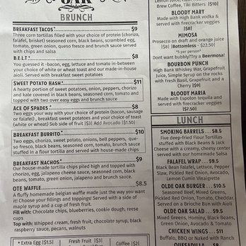 The Olde Oak - Brunch menu - Breakfast & Brunch Near Me - Columbus, Ohio The Olde Oak - Brunch menu - Breakfast & Brunch Near Me - Columbus, Ohio