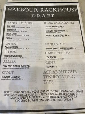 Menu photo 4 Harbour Rackhouse Huntington Beach, CA Menu photo 4 Harbour Rackhouse Huntington Beach, CA