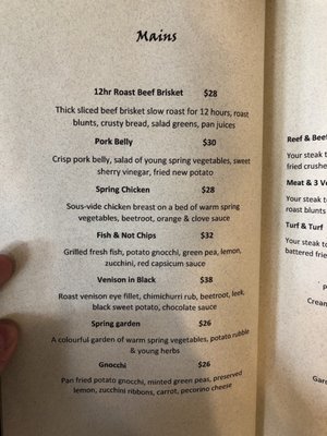Menu photo 1 Rustic Eating House Waiouru, MWT