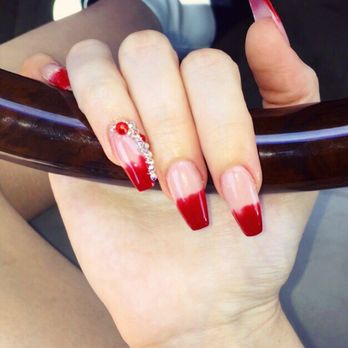 Paix et Amour Nails - The bling was her idea and I ended up loving it. - Nail Technicians Near Me - Tysons Corner, Virginia Paix et Amour Nails - The bling was her idea and I ended up loving it. - Nail Technicians Near Me - Tysons Corner, Virginia