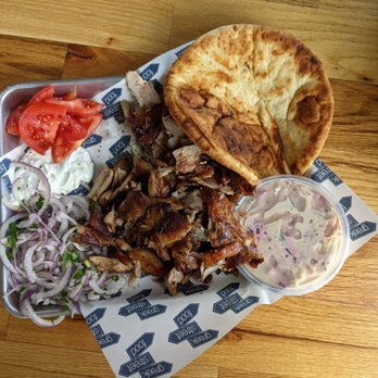 Taste - A serving of the Pork Belly Gyro a part of the Pork Belly Gyro Plate is enough for 2 people at the incredible price of around $13. - Greek Near Me - Westmont, Illinois Taste - A serving of the Pork Belly Gyro a part of the Pork Belly Gyro Plate is enough for 2 people at the incredible price of around $13. - Greek Near Me - Westmont, Illinois
