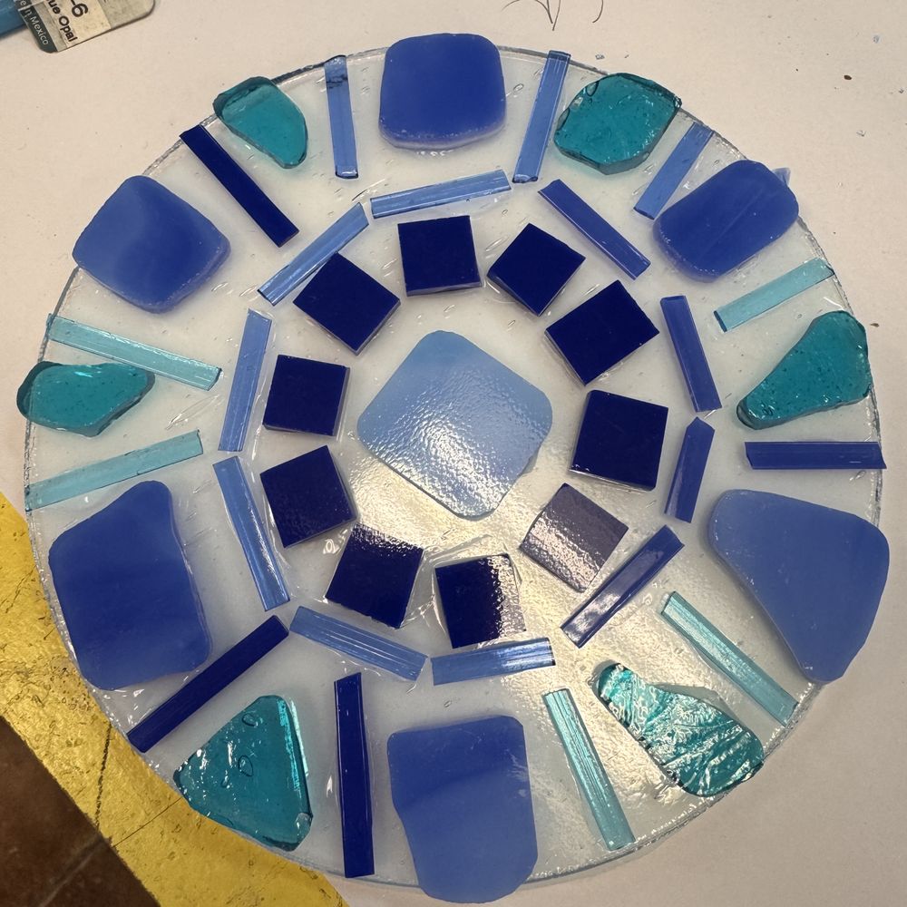 Fiscus Glassworks - This is what my project looked like before it was turned into a bowl. - Art Classes Near Me - Alexandria, Virginia Fiscus Glassworks - This is what my project looked like before it was turned into a bowl. - Art Classes Near Me - Alexandria, Virginia