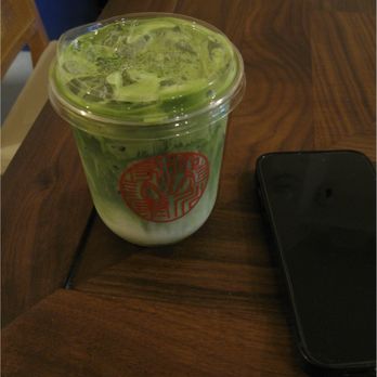 Taz Matcha - Iced Matcha Latte w Agave and Matcha Cream Top - Cafes Near Me - Seattle, Washington