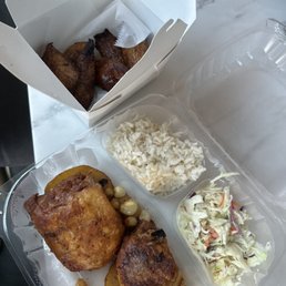 Pollada and Sweet Plantains Pollada and Sweet Plantains