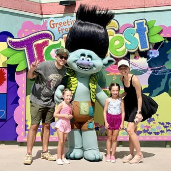 Universal Kids Resort - Branch photo op within TrollFest - Amusement Parks Near Me - Frisco, Texas Universal Kids Resort - Branch photo op within TrollFest - Amusement Parks Near Me - Frisco, Texas