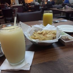 Margaritas and chips and salsa Margaritas and chips and salsa
