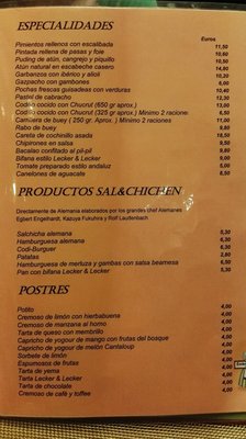 Menu photo 3 Lecker & Lecker Zaragoza, Z Menu photo 3 Lecker & Lecker Zaragoza, Z
