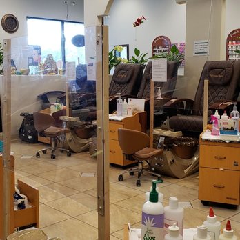 Fairwood Nails - Glass dividers and they also don't sit you with others unless you're coming in together. - Nail Salons Near Me - Renton, Washington Fairwood Nails - Glass dividers and they also don't sit you with others unless you're coming in together. - Nail Salons Near Me - Renton, Washington