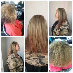 The Village Salon - Hair Straightened and Highlighted by Angie at The Village Salon