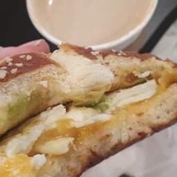 Queen Anne Coffee - Egg and Cheddar with avocado on Challah - Coffee & Tea Near Me - Seattle, Washington
