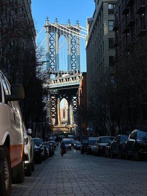 DUMBO Manhattan Bridge View by null