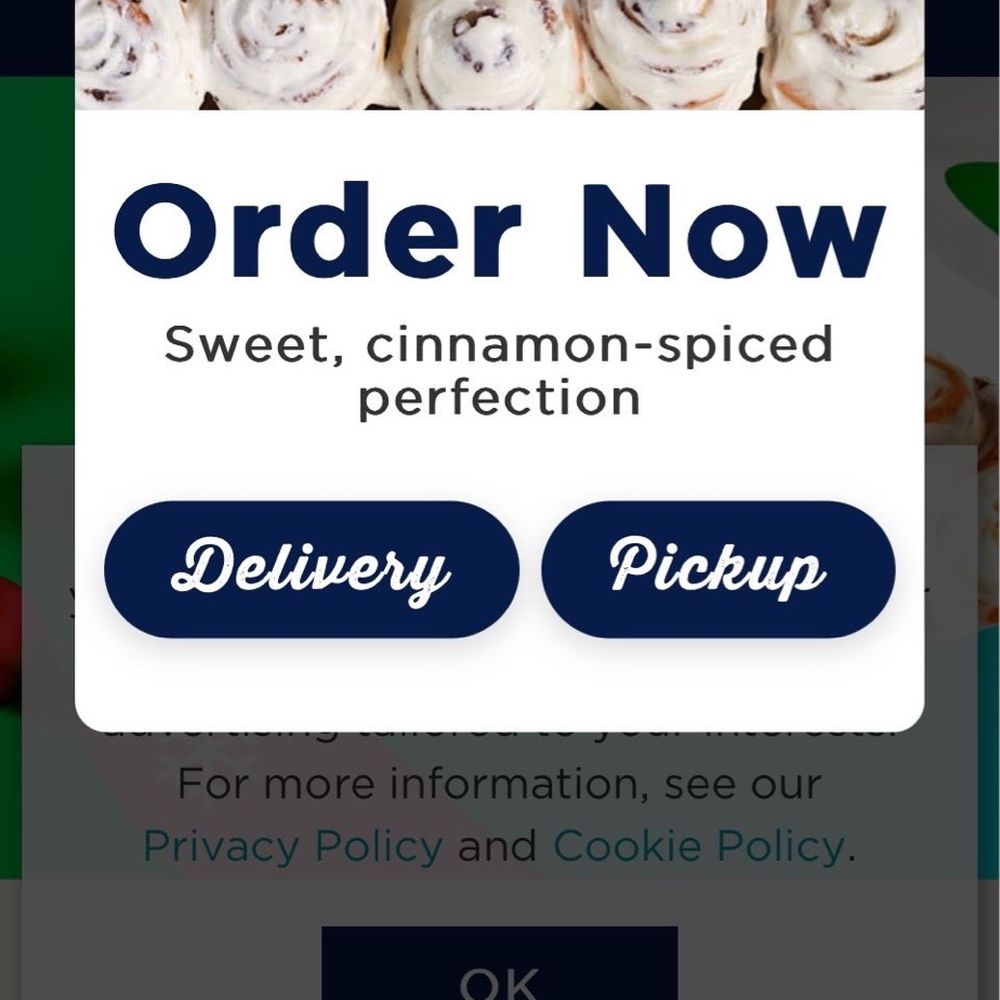 Cinnabon 2 - Pics Directly off Cinnabon website. Not even remotely similar. - Desserts Near Me - Torrance, California
