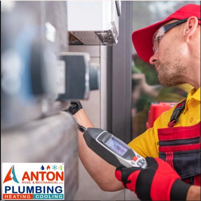 Anton Plumbing Heating & Cooling Logo