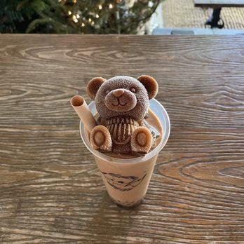 Leafy - Milk tea with teddy bear - Asian Fusion Near Me - Pembroke Pines, Florida Leafy - Milk tea with teddy bear - Asian Fusion Near Me - Pembroke Pines, Florida