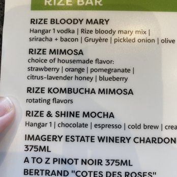 RIZE - Kombucha Mimosa that's new - Breakfast & Brunch Near Me - Fishers, Indiana RIZE - Kombucha Mimosa that's new - Breakfast & Brunch Near Me - Fishers, Indiana