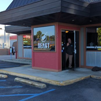 BEAST Craft BBQ - a man entering the door - Barbeque Near Me - Belleville, Illinois BEAST Craft BBQ - a man entering the door - Barbeque Near Me - Belleville, Illinois