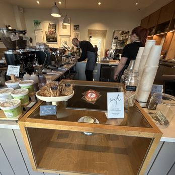 Lavender Coffee Boutique - Front of store & diligent staff - Coffee & Tea Near Me - Denver, Colorado