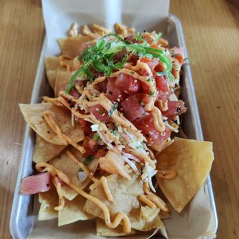 Seasurf Fish Co - Poke nachos - Seafood Near Me - Del Mar, California Seasurf Fish Co - Poke nachos - Seafood Near Me - Del Mar, California