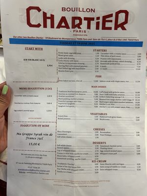 Menu photo 3 Bouillon Chartier Paris, 75