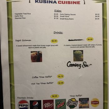 Kusina Cuisine - Menu - Guamanian Near Me - Jacksonville, Arkansas