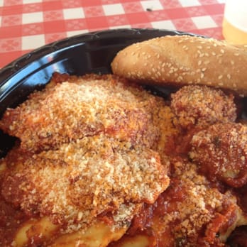 San Gennaro Feast - Cheese stuffed ravioli with meatballs from Casa di Amore. Delicious. - Festivals Near Me - Henderson, Nevada San Gennaro Feast - Cheese stuffed ravioli with meatballs from Casa di Amore. Delicious. - Festivals Near Me - Henderson, Nevada