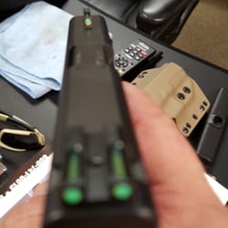 Tactical Operators Training Center - Tru glo TFO sights fiber optic for day and tritium for night vision,another great product installed by T.O.T.C.