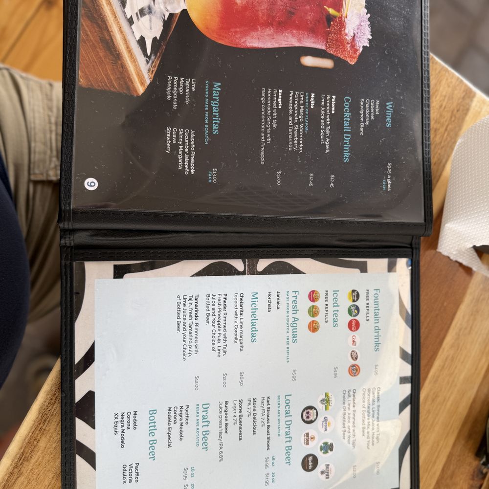 Four Tunas Fish & Bar - Oceanside - Menu the wrong way - Bars Near Me - Oceanside, California