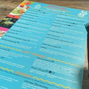 Coyote Grill - Menu - Mexican Near Me - Laguna Beach, California