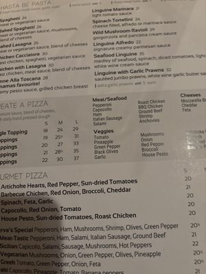 Menu photo 1 Minerva Restaurant Vancouver, BC Menu photo 1 Minerva Restaurant Vancouver, BC