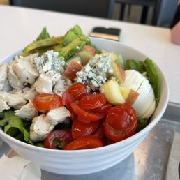 Kale Chicken Caesar with added vegetables. Kale Chicken Caesar with added vegetables.