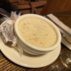 Patrick's Pub & Eatery - Clam Award Winning Seafood Chowder. Not even close to any award, but it'll do.
