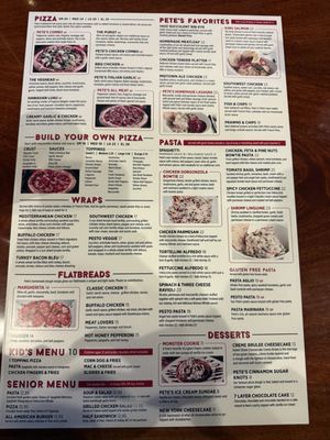 Menu photo 4 Pete's Restaurant & Brewhouse Rocklin, CA