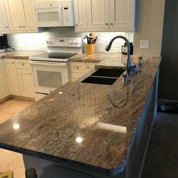 Florida Granite - Simple kitchen and very nice, Baourdoux granite color. - Building Supplies Near Me - Miami, Florida Florida Granite - Simple kitchen and very nice, Baourdoux granite color. - Building Supplies Near Me - Miami, Florida