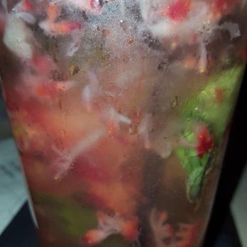 The Refinery - Strawberry mojito with fresh strawberries! - American Near Me - Birmingham, Alabama The Refinery - Strawberry mojito with fresh strawberries! - American Near Me - Birmingham, Alabama