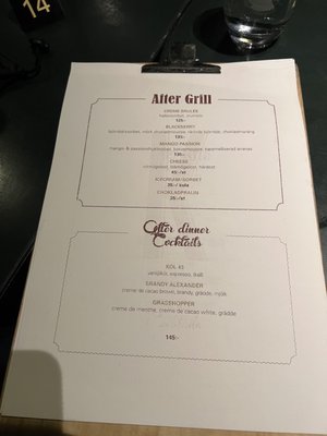 Menu photo 3 Kol & Cocktails Malmö, M