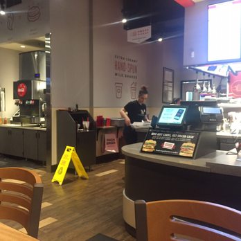 Smashburger - The only cashier cleaning up while we are waiting in line. - Burgers Near Me - Westminster, Colorado Smashburger - The only cashier cleaning up while we are waiting in line. - Burgers Near Me - Westminster, Colorado