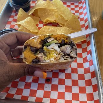 Lota Veco - Sweet Potato Burrito with Achiote Chicken - Vegan Near Me - East Northport, New York Lota Veco - Sweet Potato Burrito with Achiote Chicken - Vegan Near Me - East Northport, New York