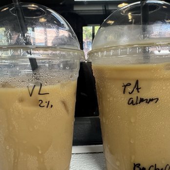 Rekindle Coffee - Vanilla latte and Poison Apple with almond milk - Cafes Near Me - Orange, California Rekindle Coffee - Vanilla latte and Poison Apple with almond milk - Cafes Near Me - Orange, California