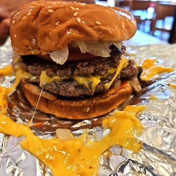 Five Guys - Cheeseburger, All the way! - Burgers Near Me - San Antonio, Texas