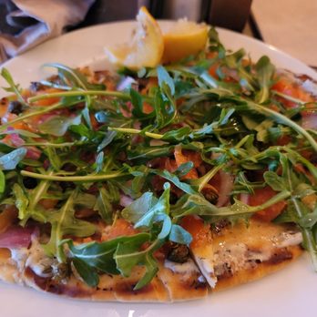 Tavern 1883 - Smoked Salmon Flatbread - Pubs Near Me - Canmore, Alberta Tavern 1883 - Smoked Salmon Flatbread - Pubs Near Me - Canmore, Alberta