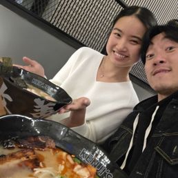 Selfie before the chow down Selfie before the chow down