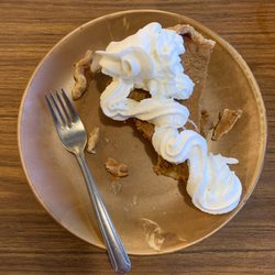 Hot pumpkin pie, add whipped cream plz!