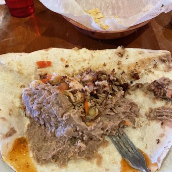 Roberto's Cafe - The inside of a lobster burrito without cheese - Mexican Near Me - Mammoth Lakes, California Roberto's Cafe - The inside of a lobster burrito without cheese - Mexican Near Me - Mammoth Lakes, California